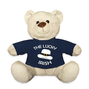 The Lucky Irish St Patrick's Day - Teddy Bear - french navy - Front
