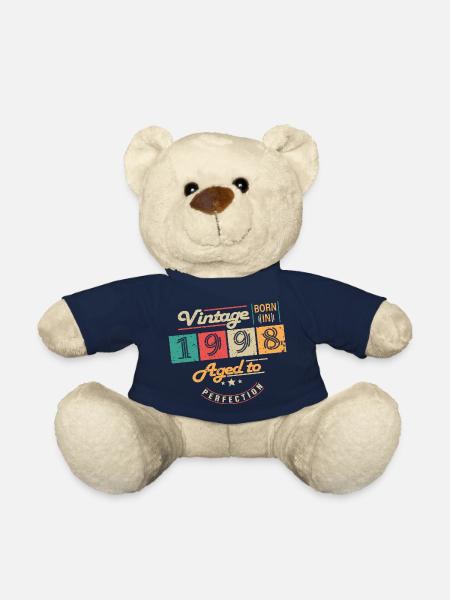 Original 1998 Vintage - Cadeau D’anniversaire 1998 - Nounours - bleu marine