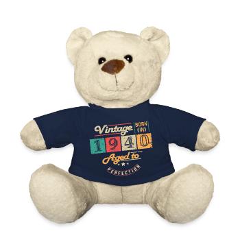 Original 1940er Jahre Vintage - 1940er Jahre Geburtstagsgeschenk - Teddy - French Navy - Vorne