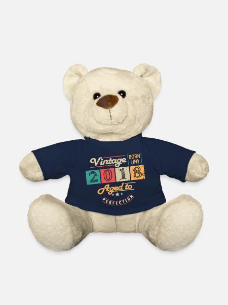 Original 2018 Jahrgang - 2018 Geburtstagsgeschenk - Teddy - French Navy