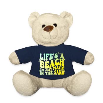 Life's a Beach I'm Just Playin In The Sand - Teddy - French Navy - Vorne