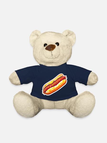 Hot-dog - Nounours - bleu marine