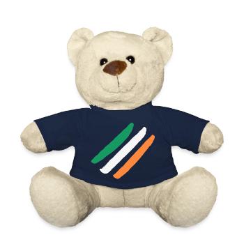 Irland / Irlandflagge - Diagonal - Stylish - Teddy - French Navy - Vorne