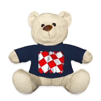 Kroatien hrvatska kroatien hrv hr zagreb geteilte Flagge - Teddy - French Navy - Vorne