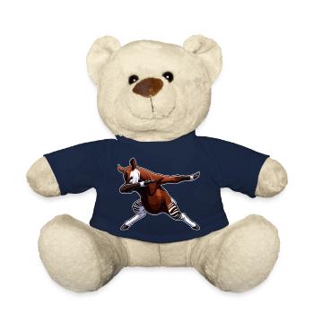 Okapi Tier Niedliches Okapi - Teddy - French Navy - Vorne