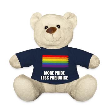 Mehr Stolz, weniger Vorurteile LGBTQ - Teddy - French Navy - Vorne