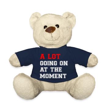 Eine Menge im Moment für Männer, Frauen, Kinder T- - Teddy - French Navy - Vorne