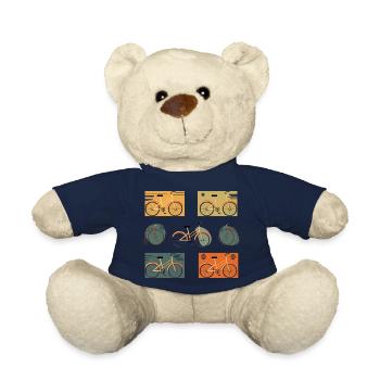 Retro bike bike - Teddy Bear - french navy - Front