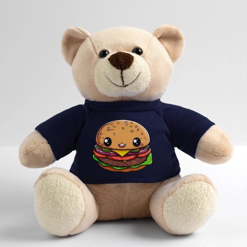 Lustiger Burger Comic Teddy