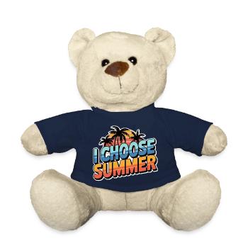 Choose Summer - Teddy Bear - french navy - Front
