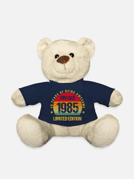 40 ans d’être génial 1985 40e anniversaire - Nounours - bleu marine