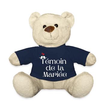 Témoin de la mariée - Nounours - bleu marine - Devant