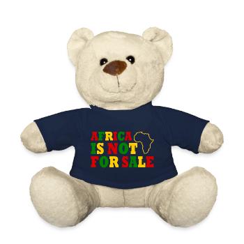 africa is not for sale - Nounours - bleu marine - Devant