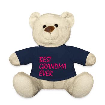 Best grandma ever - Teddy Bear - french navy - Front