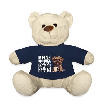 Meine Bolonka schnarcht lauter - Bolonka Zwetna - Teddy - French Navy - Vorne