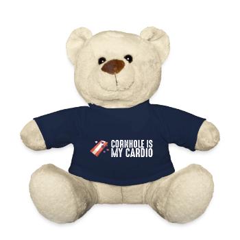 Pickleball Racket Pickle Ball I Dont Alway Play - Teddy Bear - french navy - Front