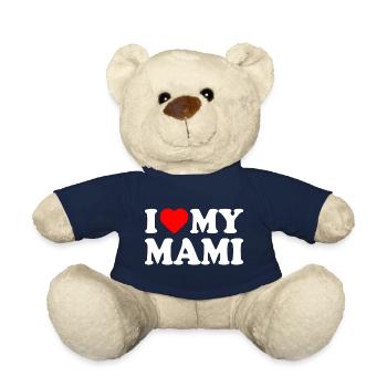 I love my mami - Teddy Bear - french navy - Front