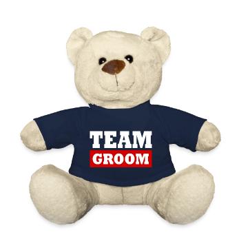 Team groom - Teddy Bear - french navy - Front