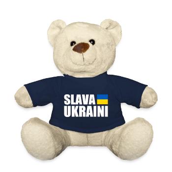 Slava ukraini - Teddy Bear - french navy - Front