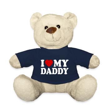 I love my daddy - Teddy Bear - french navy - Front