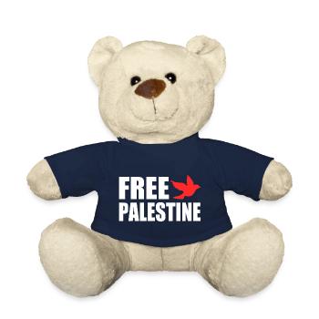 Free palestine - Nounours - bleu marine - Devant