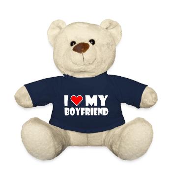 I love my boyfriend - Teddy - French Navy - Vorne