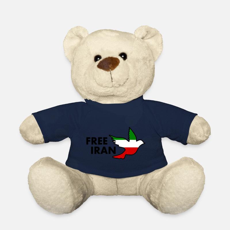 Free iran - Nounours - bleu marine