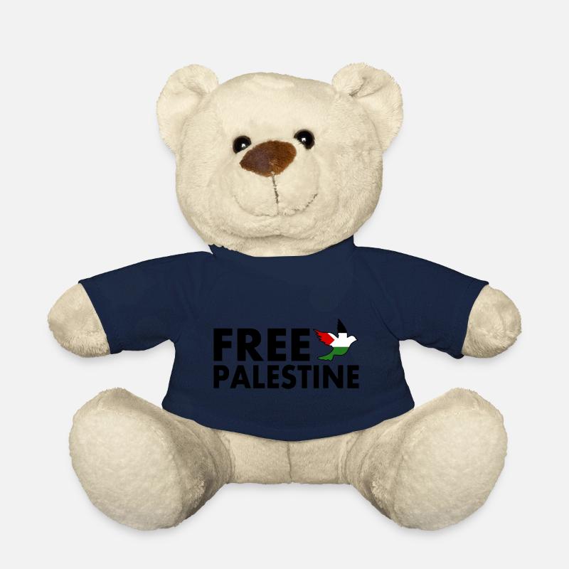 Free palestine - Nounours - bleu marine
