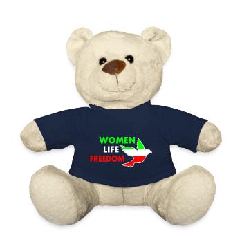 Women life freedom - Teddy Bear - french navy - Front