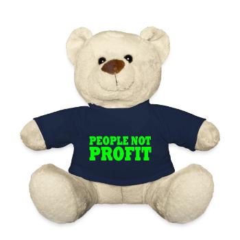 People not profit - Nounours - bleu marine - Devant