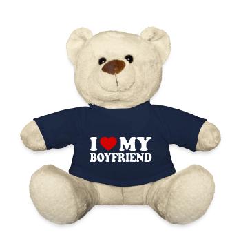 I love my boyfriend - Teddy - French Navy - Vorne
