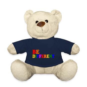 Be different - Teddy Bear - french navy - Front