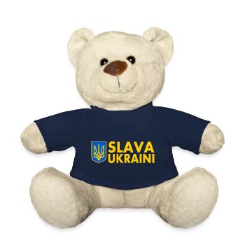 Slava ukraini - Teddy Bear - french navy - Front