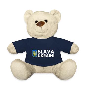 Slava ukraini - Teddy Bear - french navy - Front