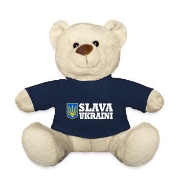 Slava ukraini - Teddy Bear - french navy - Front