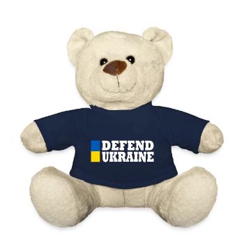 Defend ukraine - Teddy Bear - french navy - Front