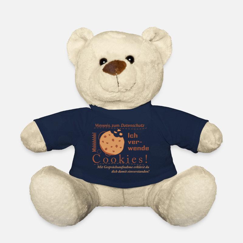Cookies Datenschutzspruch - Teddy - French Navy