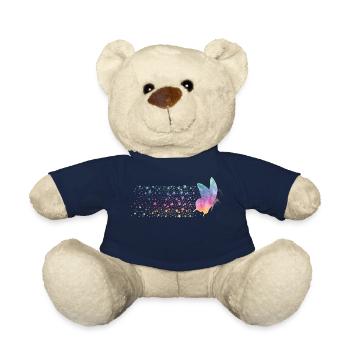 Butterfly - Rainbow Stardust - Teddy Bear - french navy - Front