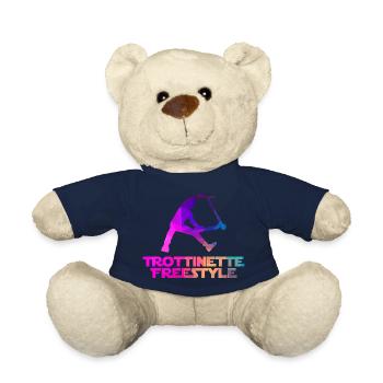 Trottinette freestyle - Nounours - bleu marine - Devant