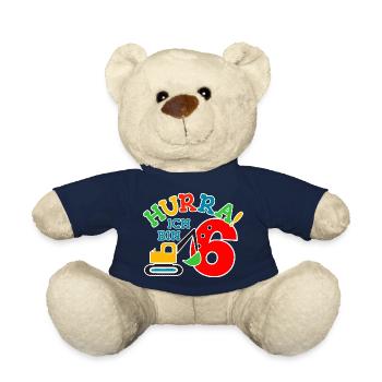 6. Geburstag Bagger - Teddy - French Navy - Vorne