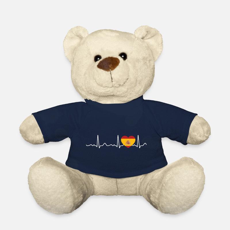 Spanien - Herzschlag, Puls, Herzlinie, EKG - Teddy - French Navy
