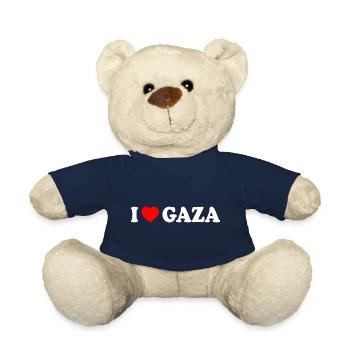 I love gaza - Teddy - French Navy - Vorne