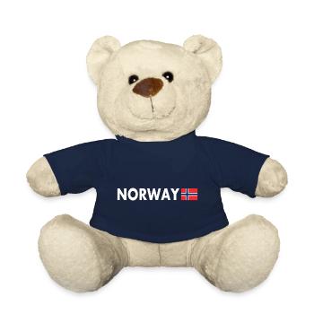 Norway flag - Teddy Bear - french navy - Front