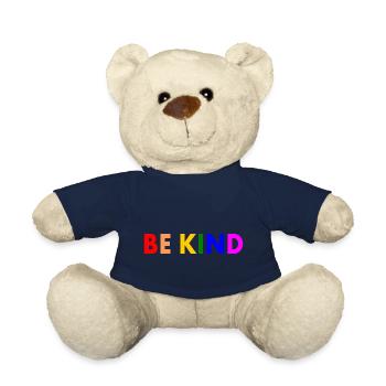 Be kind - Teddy Bear - french navy - Front