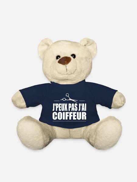 J'peux pas j'ai coiffeur - Nounours - bleu marine