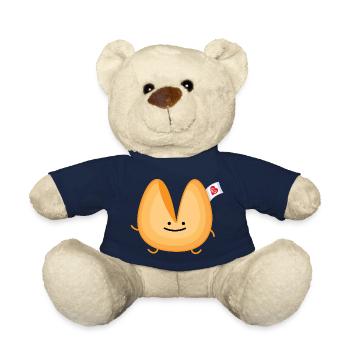 Fortune Cookie Love (b) - Teddy Bear - french navy - Front