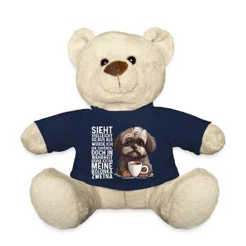 Ich denke an meine Bolonka Zwetna Hund Bolonka - Teddy - French Navy - Vorne