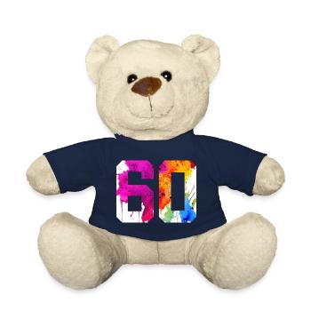 NUMMER 60 JAHRE ALT 60. GEBURTSTAG - Teddy - French Navy - Vorne