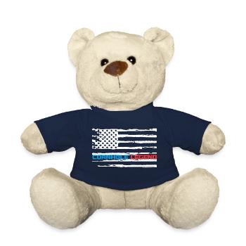 Cornhole the sport for true heroes and athletes - Teddy Bear - french navy - Front