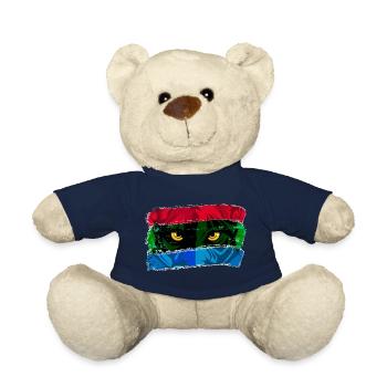 Cat's eyes - Teddy Bear - french navy - Front